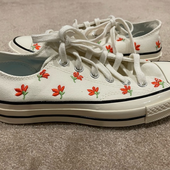 NWT Chuck 70 bright Egret/Poppy/black low top 7 (FINAL PRICE) - Picture 6 of 16